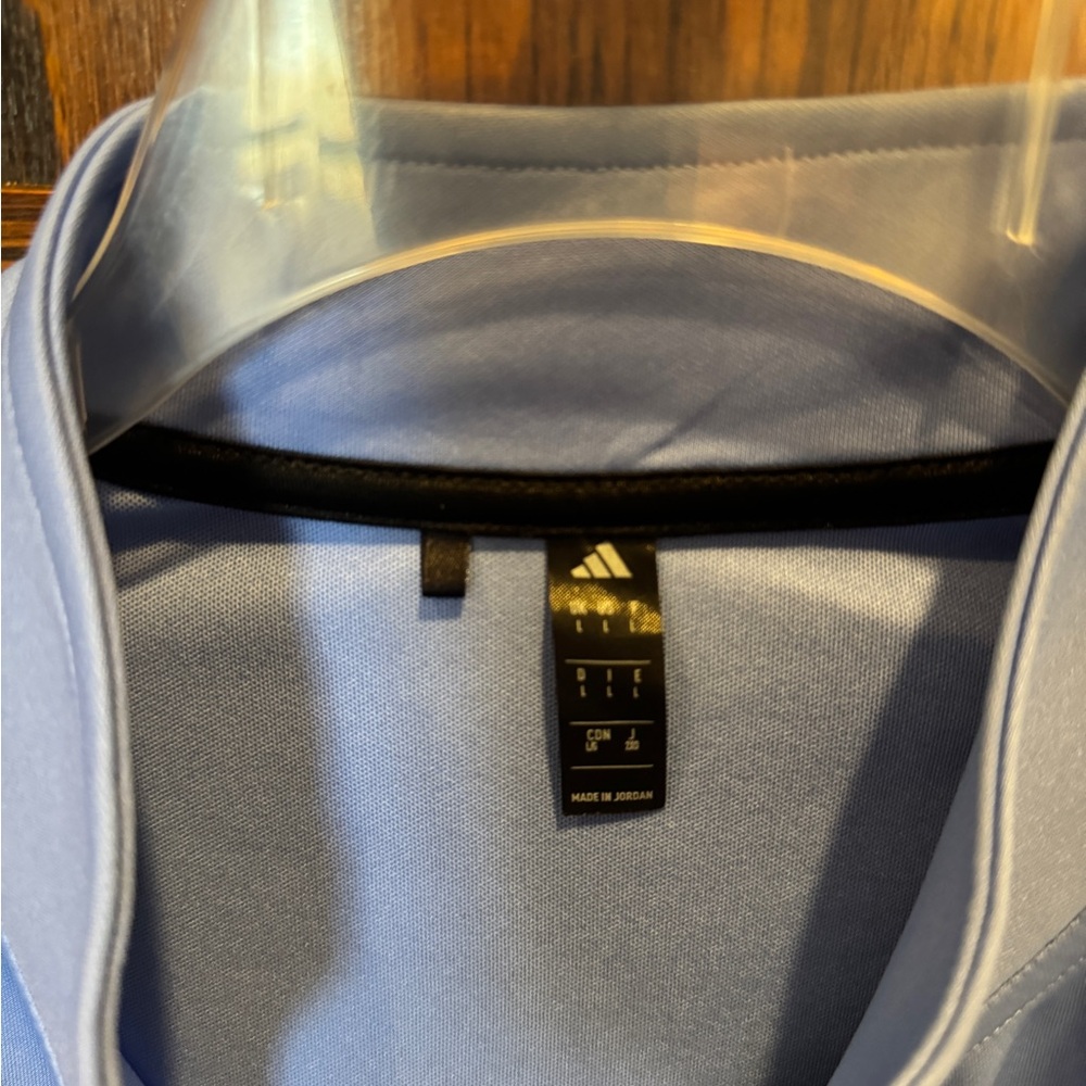 Adidas Light Blue Performance Top - image 3